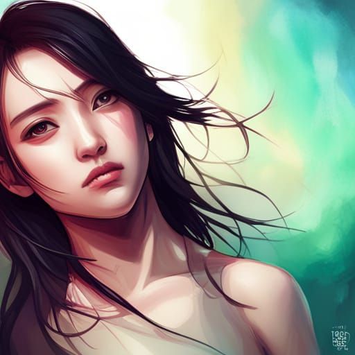 Young pretty japan woman