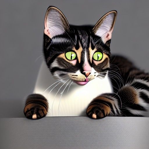 Hyperrealistic 3D Cat Rendering in 8K