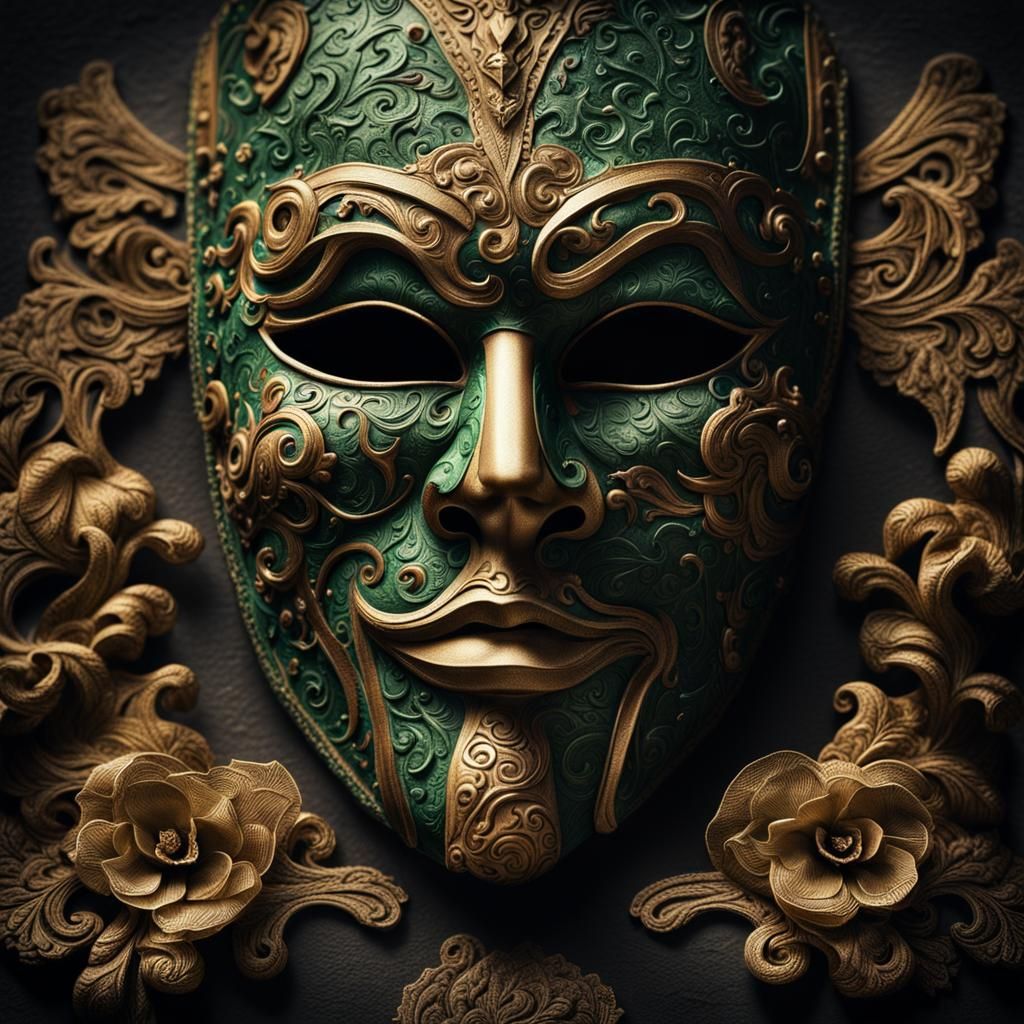 Hyperrealistic Image of The Mask Movie Scene