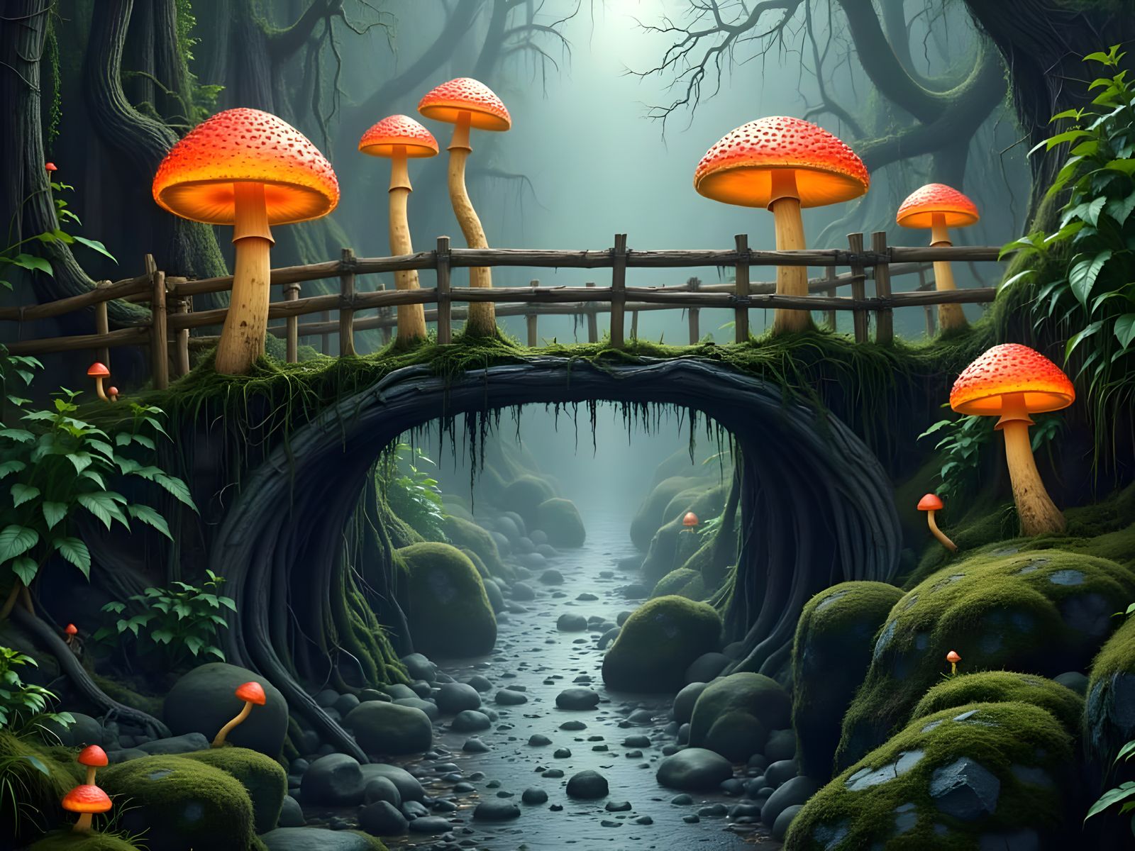 Mushroom Bridge 🍄
