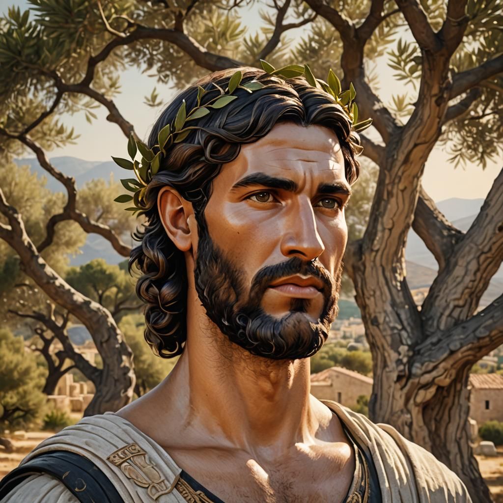 Classical Greek Portrait of Sandokos Astynoos