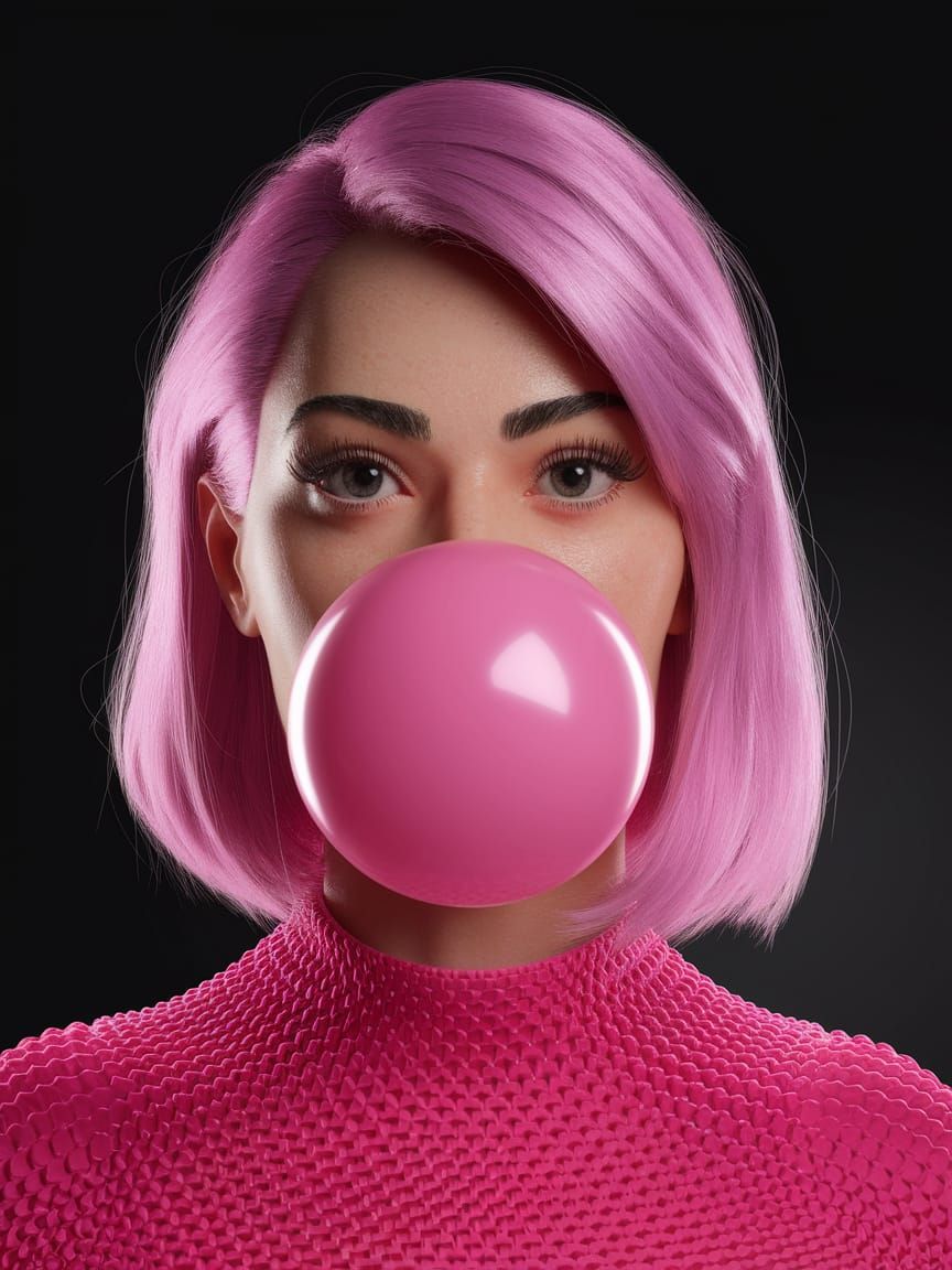 Hyperrealistic Pink Reactor Core in 8K Resolution