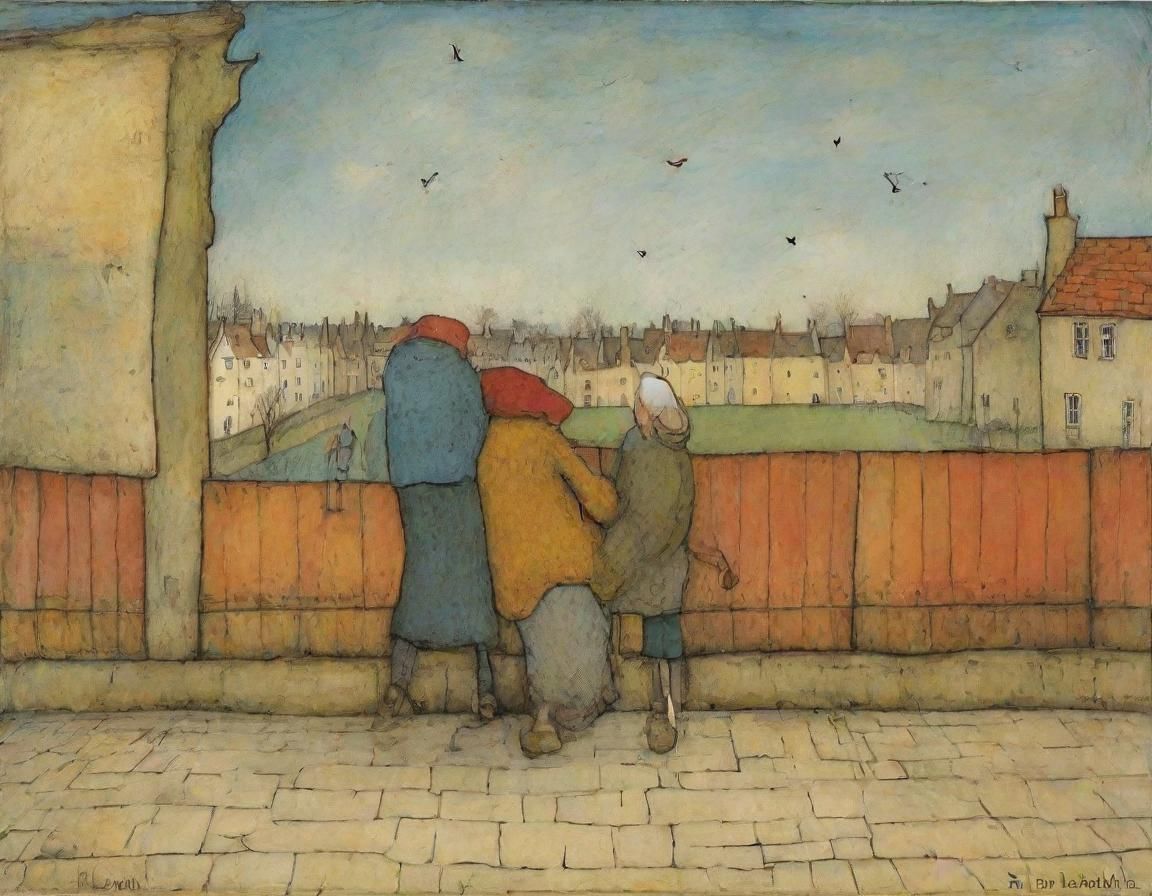 Whimsical Dreamer in Children's Book Style