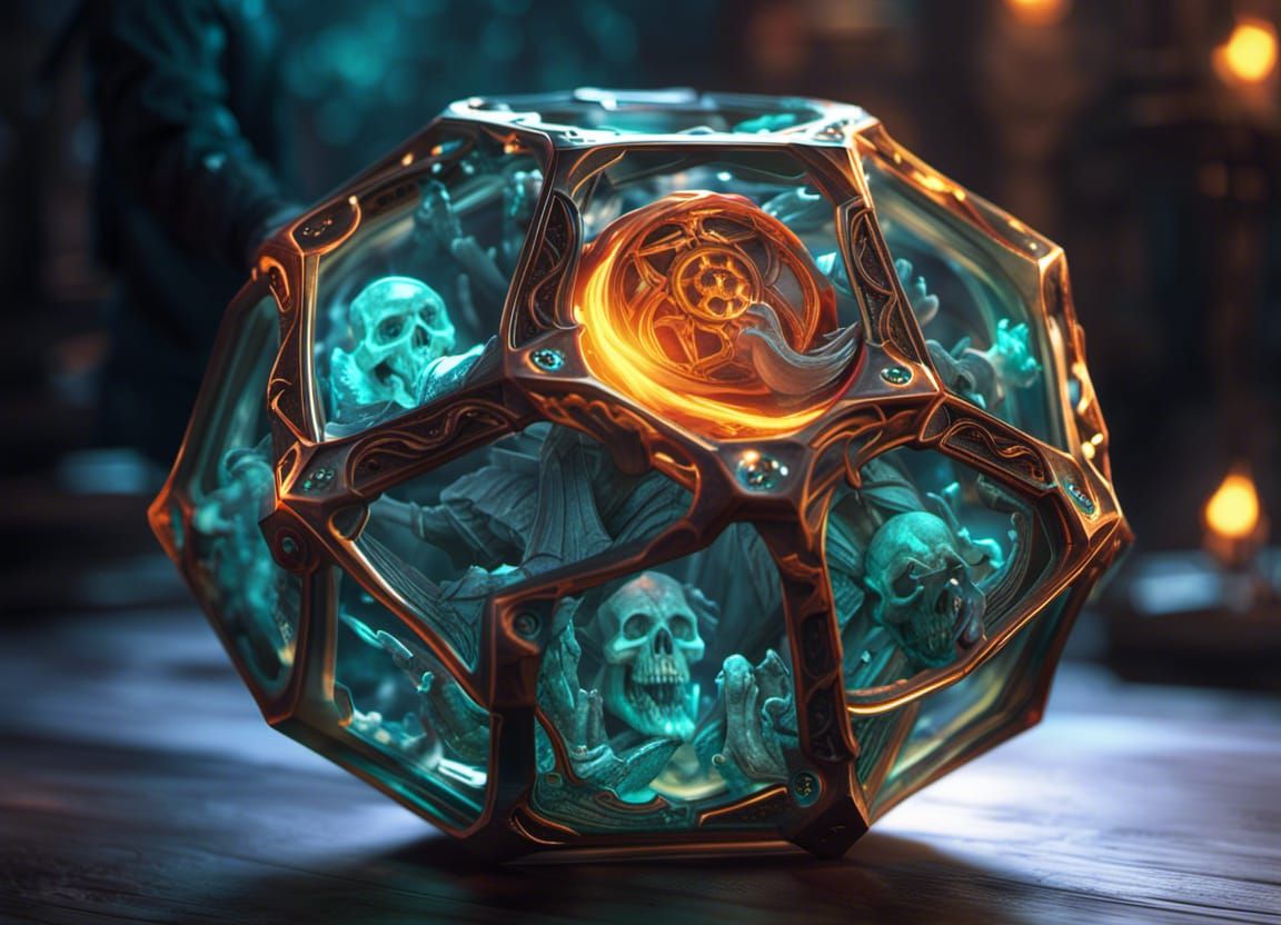Undead souls trapped in dodecahedron