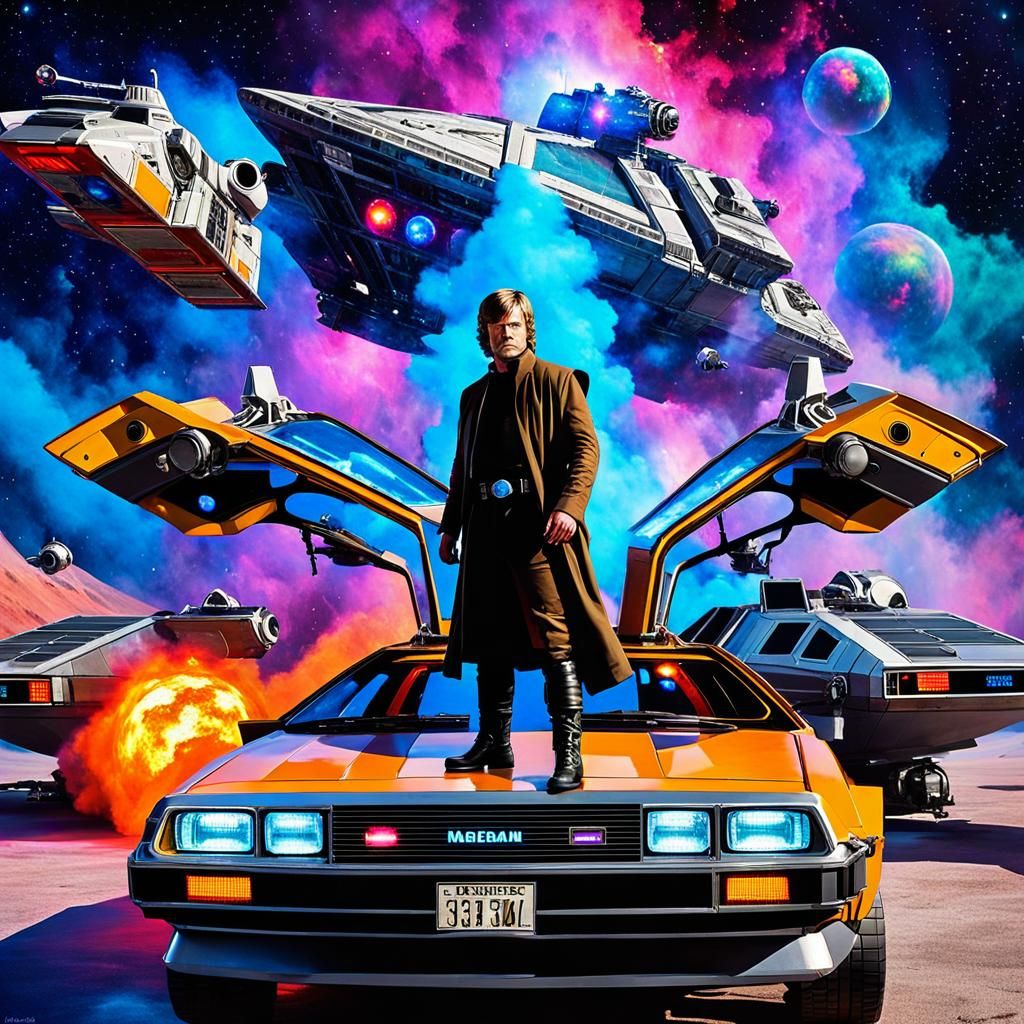 Steampunk Luke Skywalker at Spacedock