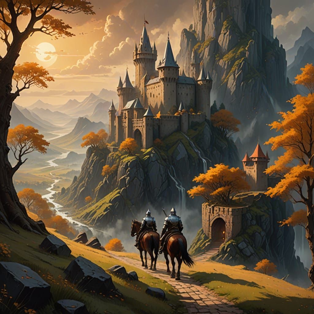 Knights Ride into a Dreamlike Kingdom