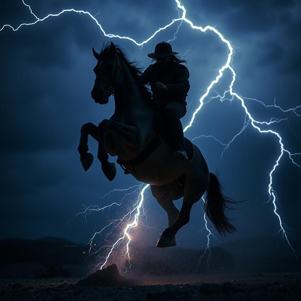 Hyperrealistic Ride the Lightning Scene in HDR