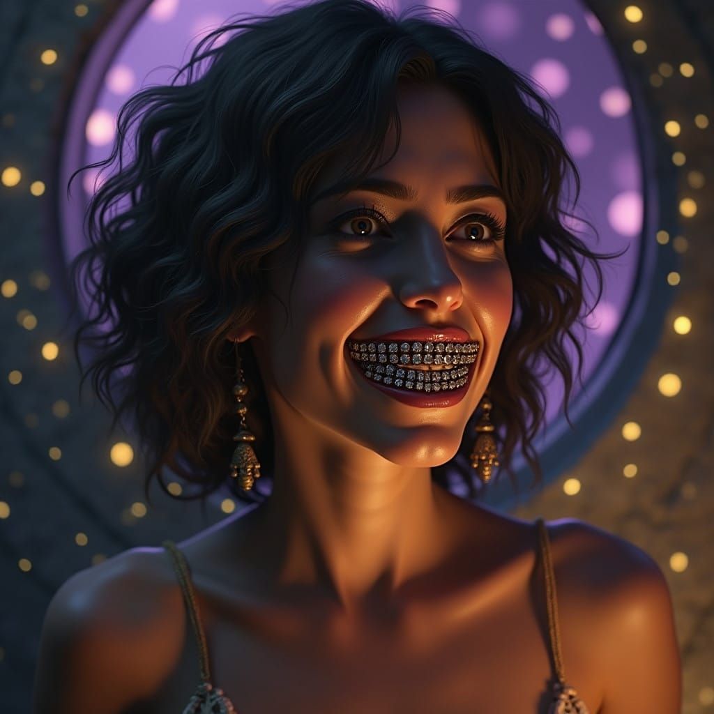 Mystical Woman Sealed in Haunting Realms