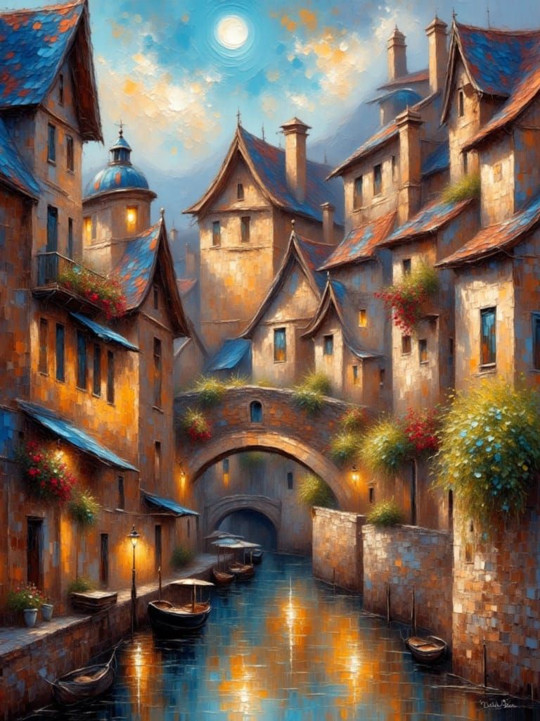 Impasto Oil Painting Style