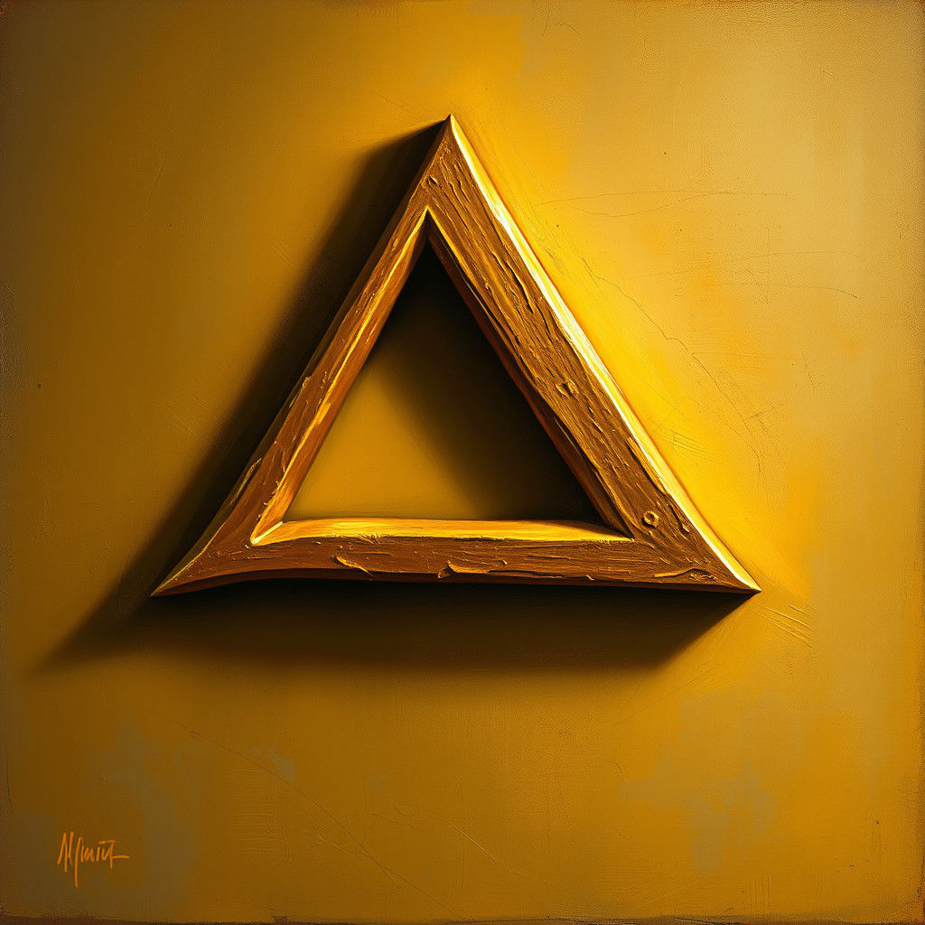 Golden Delta: Classical Realism Oil Painting