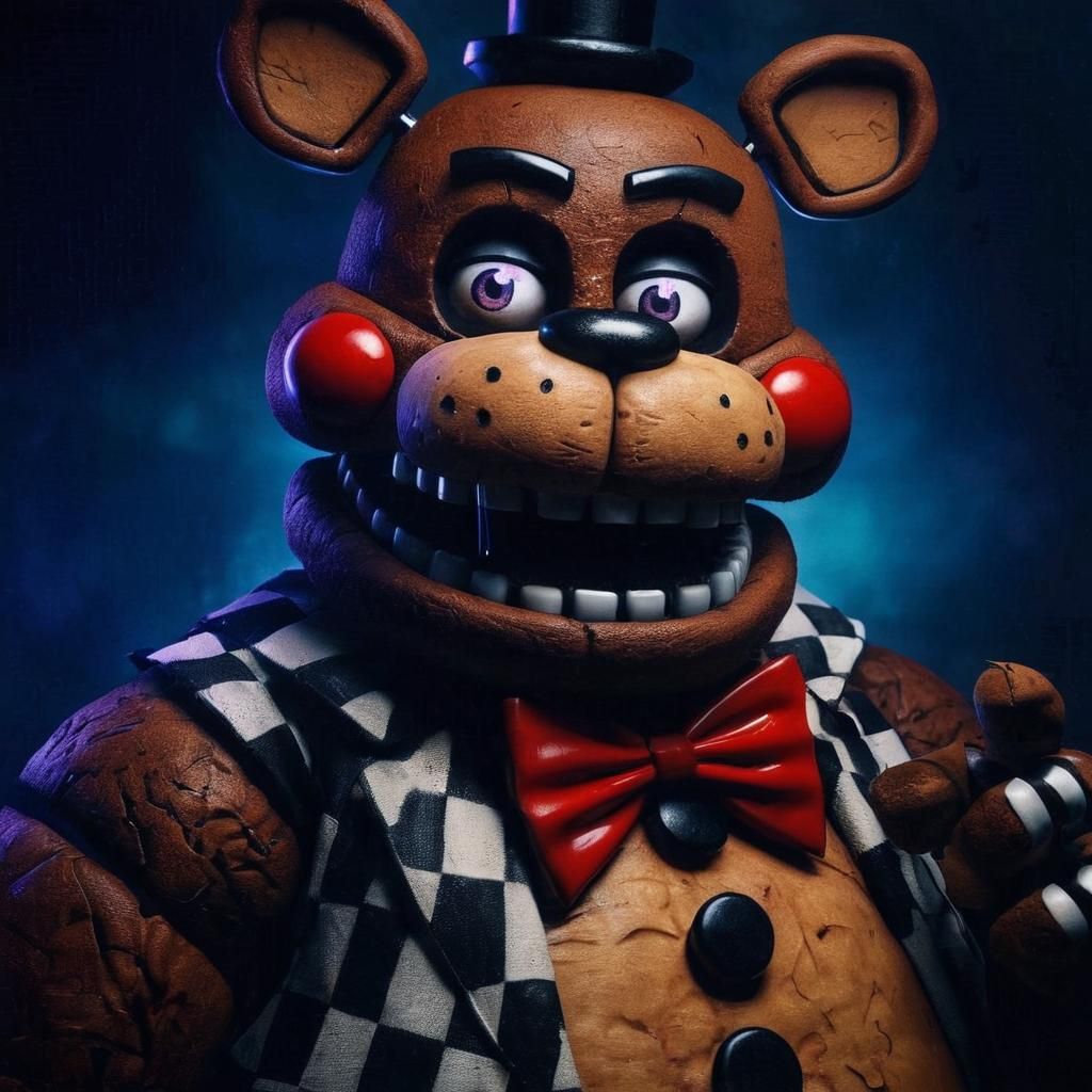 Creepy Obese Freddy Fazbear Joker in Gotham