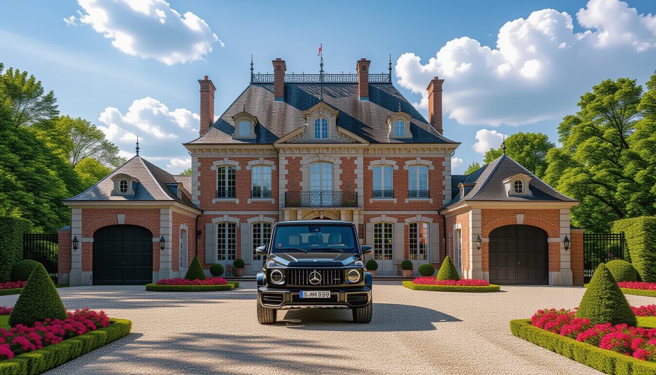 Grand Chateau with Mercedes G63 in Monet Style