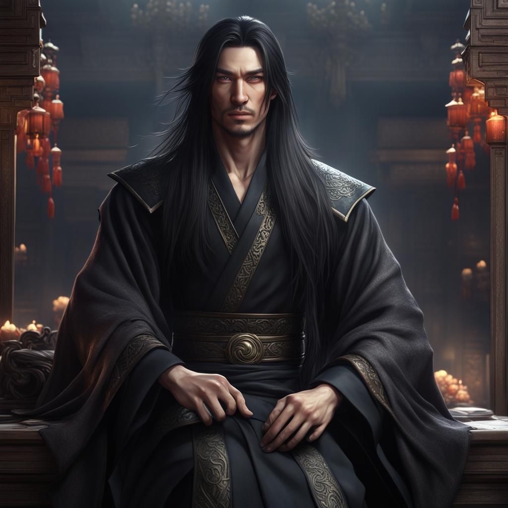 Xianxia Fantasy: Handsome Man in Black Robes