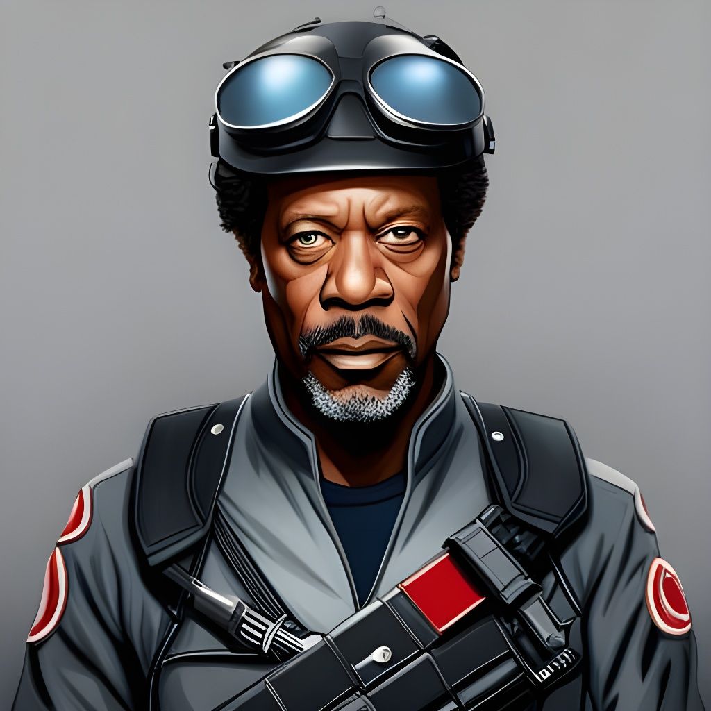 Peter Venkman as Sci-Fi Poster Art