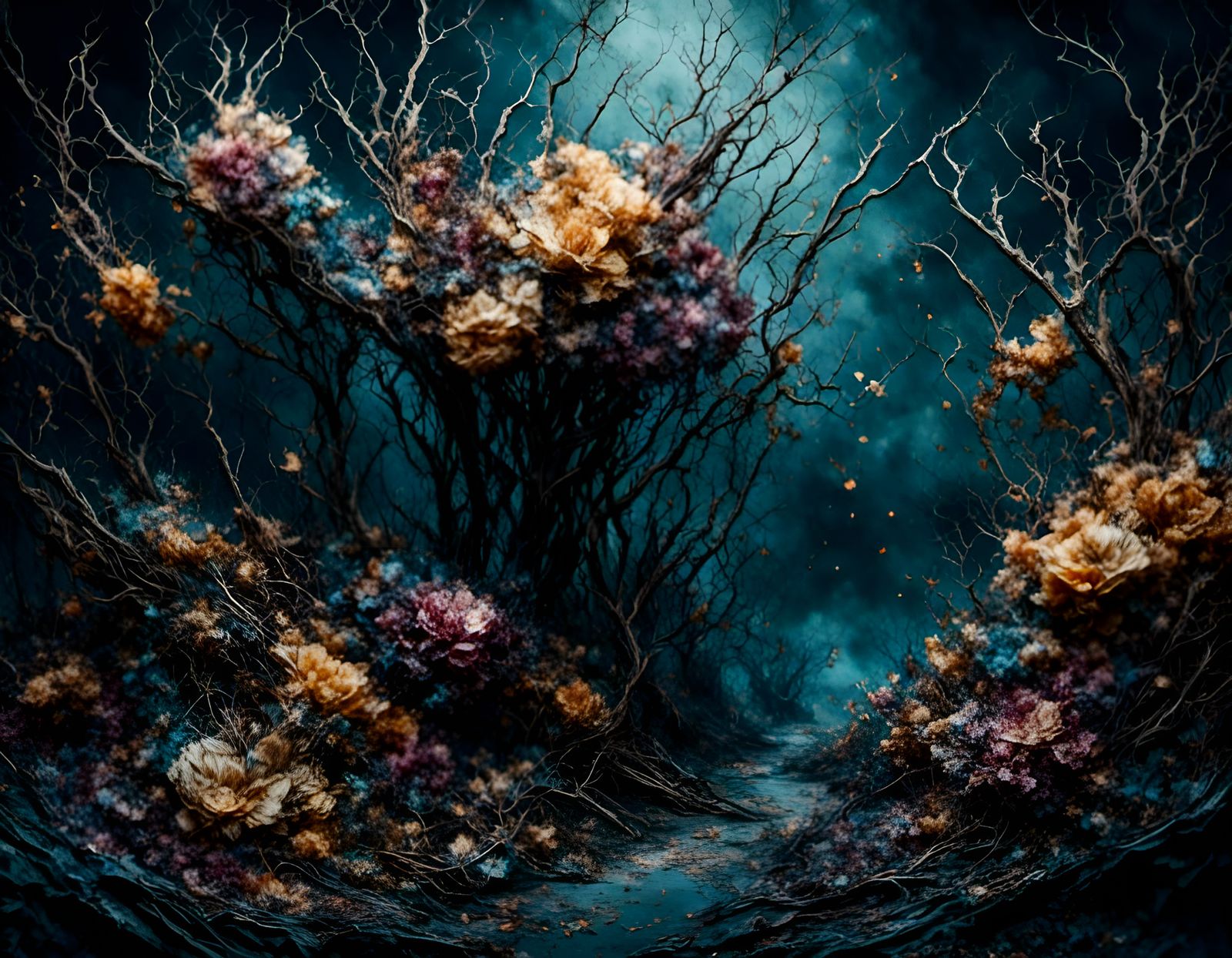 Hideous, Serene Beauty: Ethereal ArtStation Image