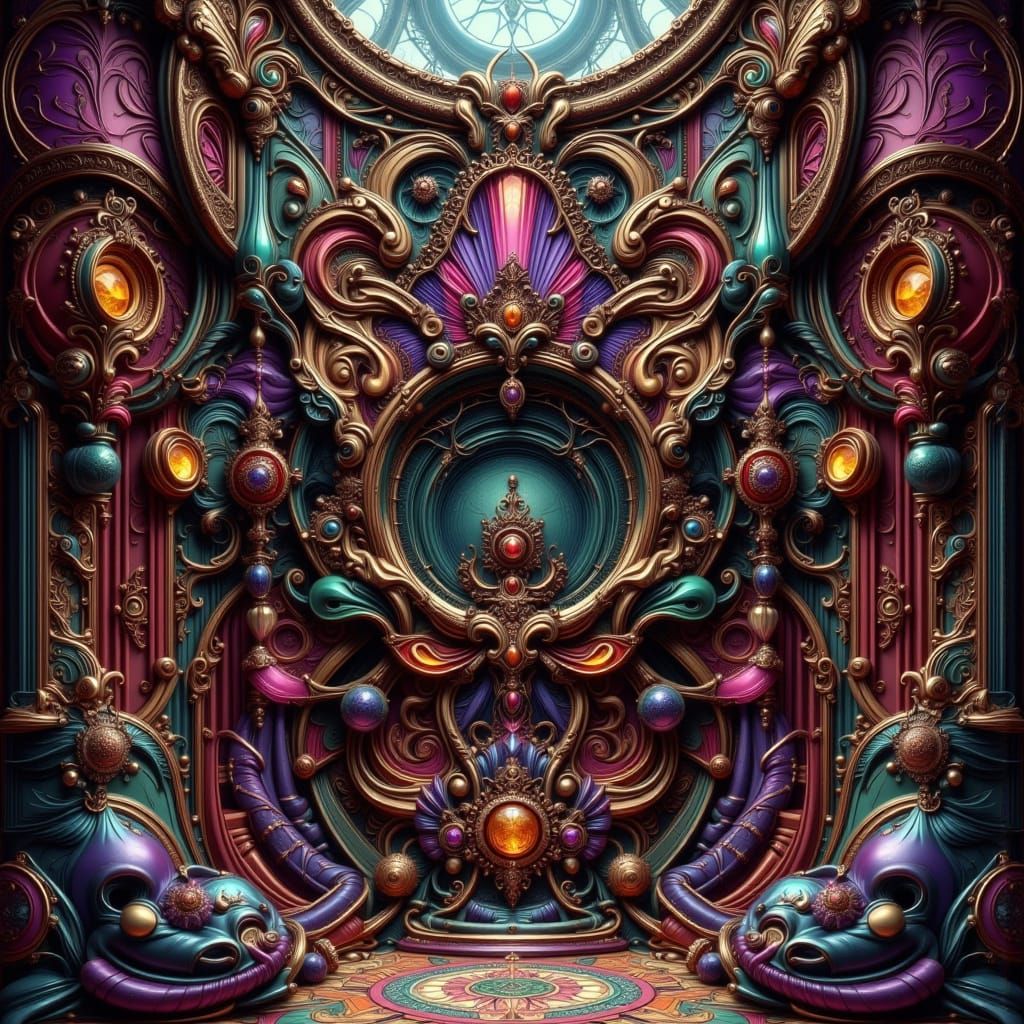 Mystical Brothel With Fantastical Creatures in 3D Graphics