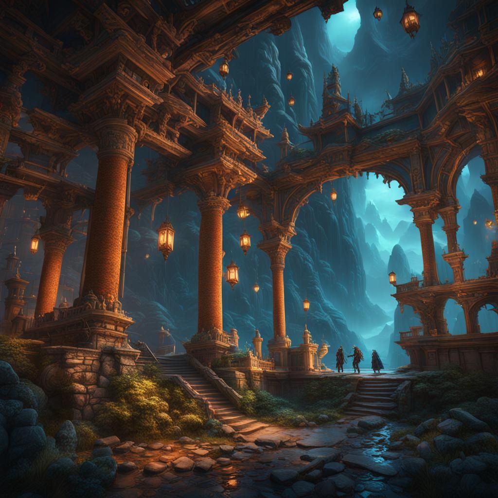 Teamwork: Detailed Matte Painting in Deep Color