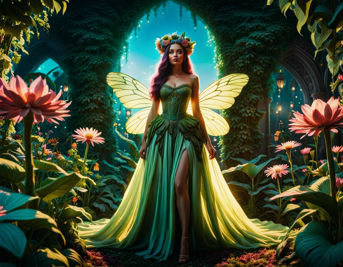 Magical Fairy Tale World of Transforming Flowers