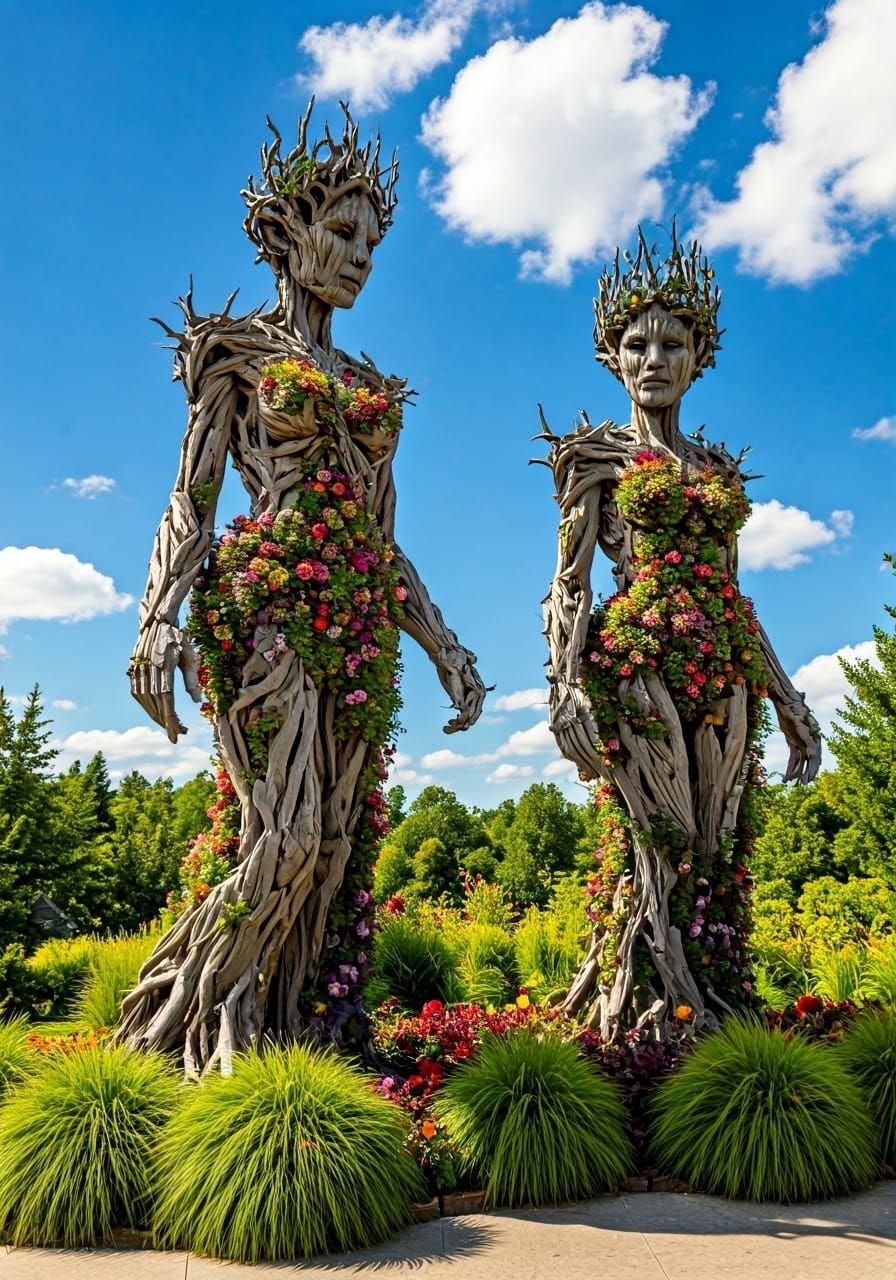 Majestic Dryad Guardians of the Public Garden