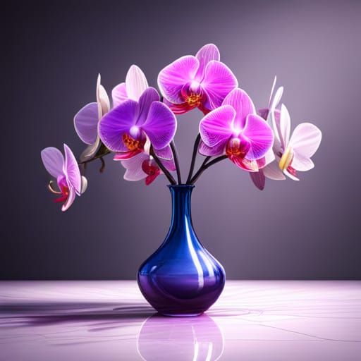 Orchids and Wine: Hyperdetailed Digital Concept Art