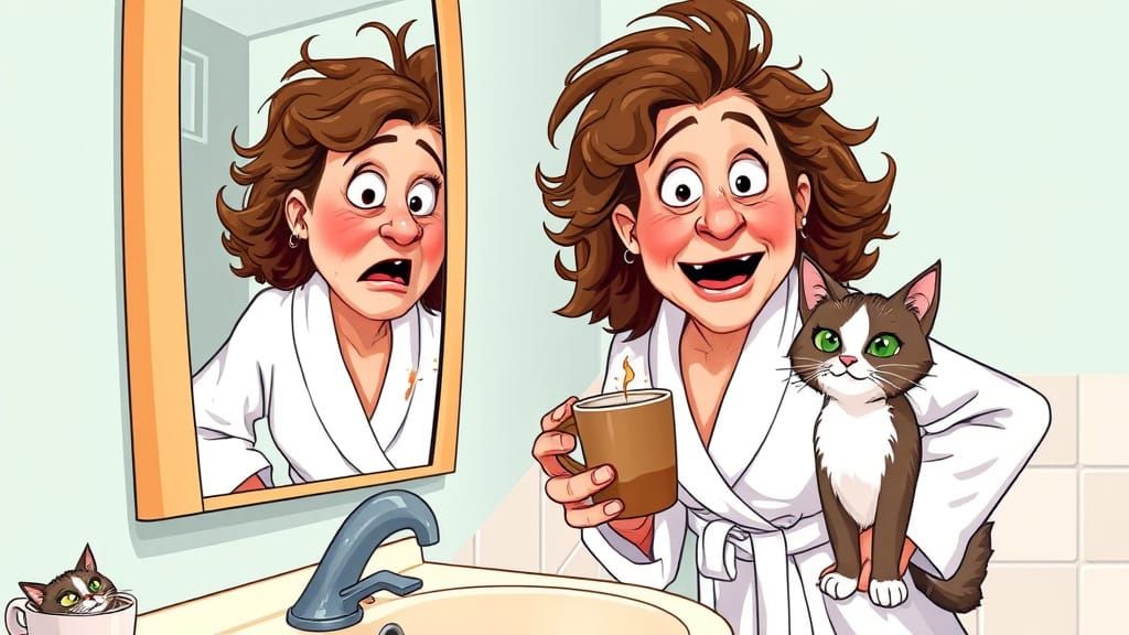 Morning Chaos in Vibrant 3D Style