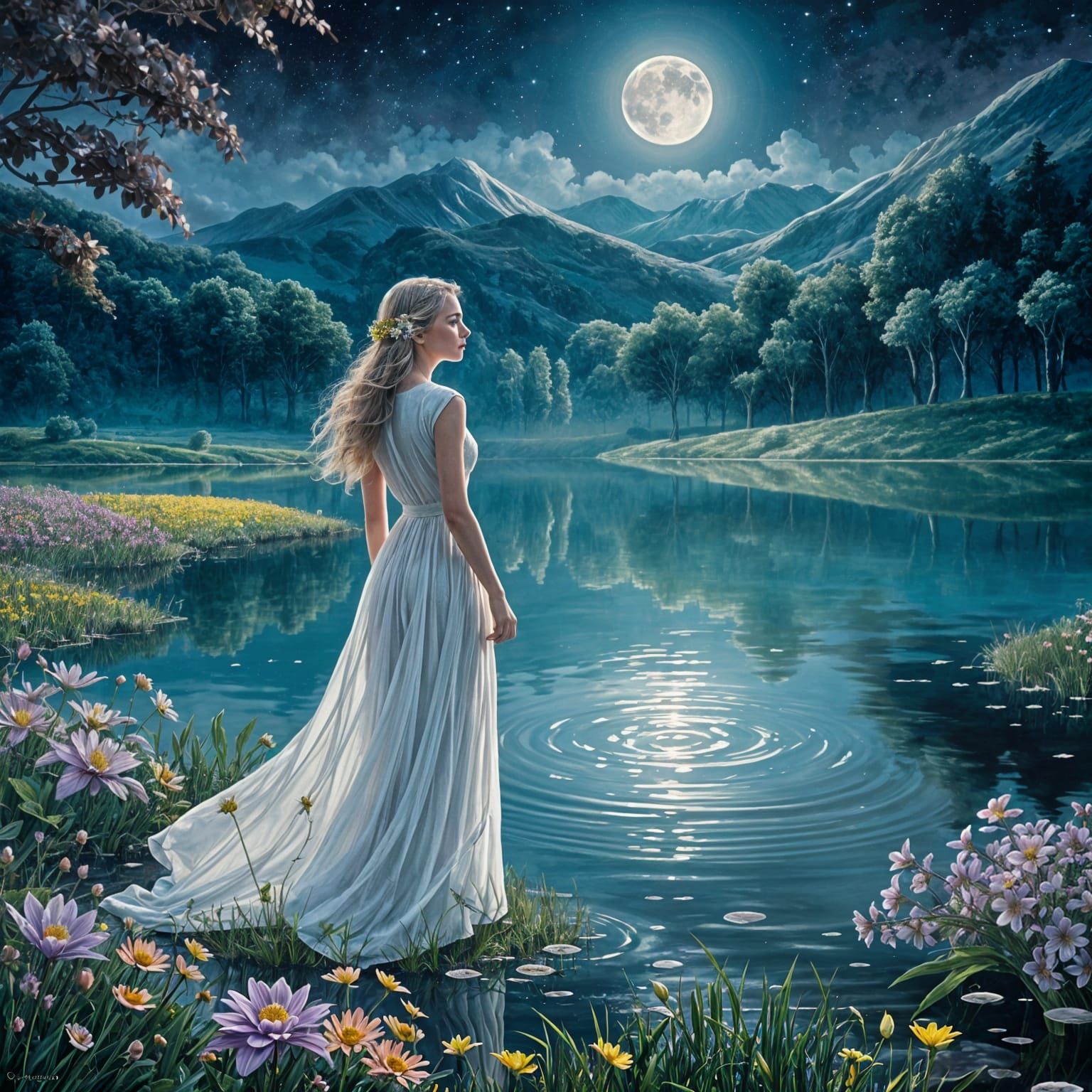 The Lady of the Moonlit Lake