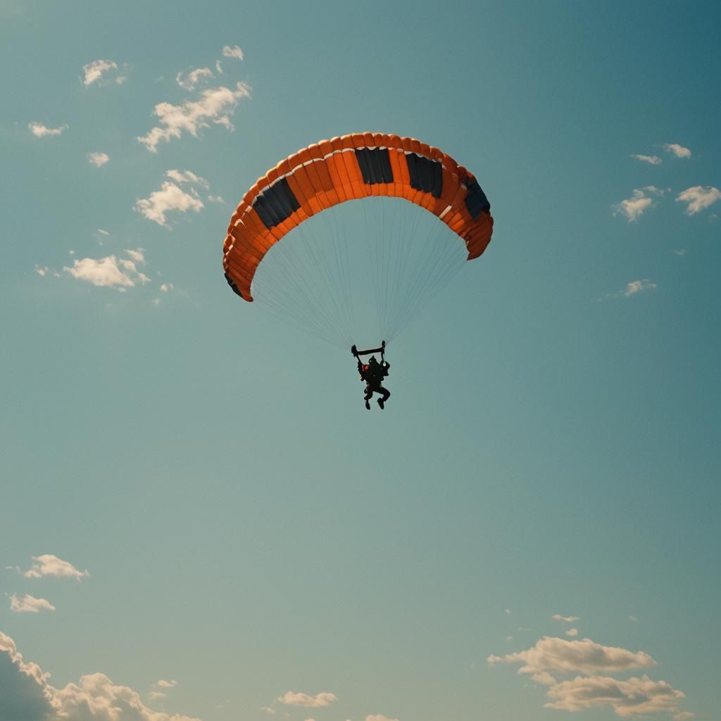 Parachute Jump in Cinematic Style
