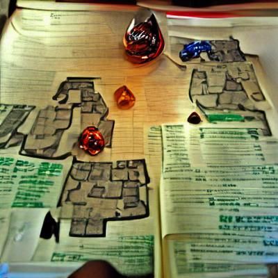 Adventurers in a Dungeons and Dragons Scene