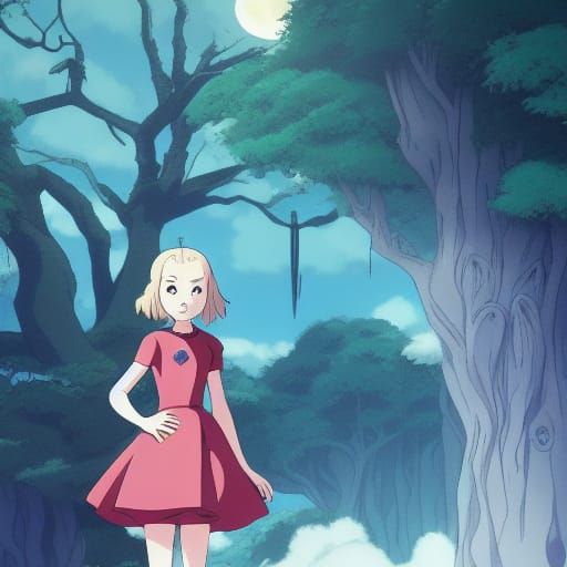 Sabrina the Teenage Witch in Anime Style