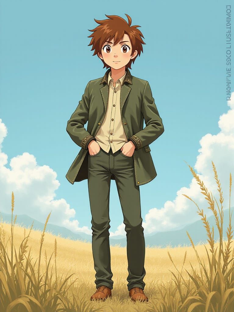 Rick Astley as Whimsical Studio Ghibli Character