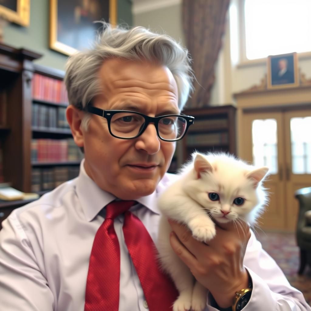 Keir Starmar gets a kitten in attempt to become popular