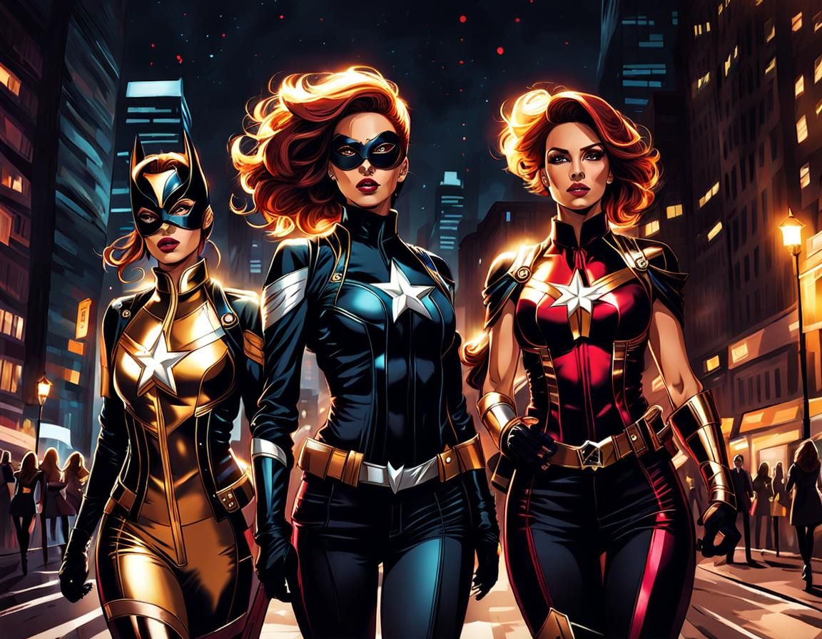 Sisters defending the city 💪