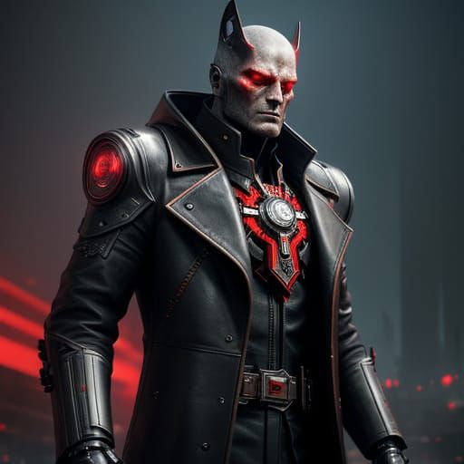 Sci-Fi Concept Art: Batina as Leather Coat