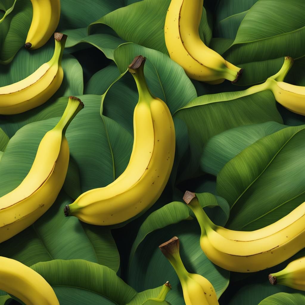 Detailed Matte Painting of a Banana