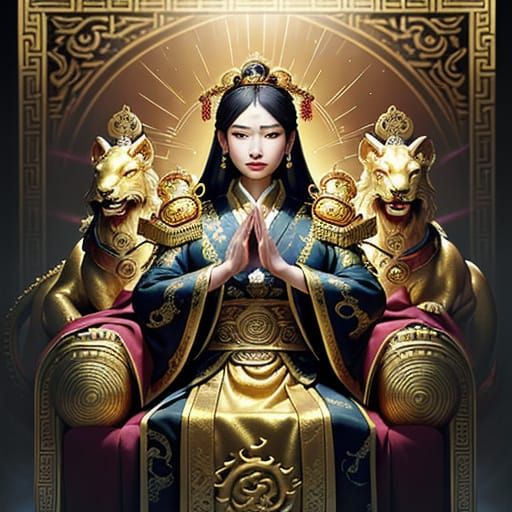 Grand Baroque Fantasy Art: Jade Emperor's Celestial Court