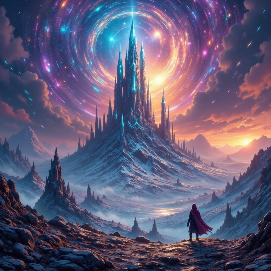 Monumental Journey on Alien World: Digital Matte Painting