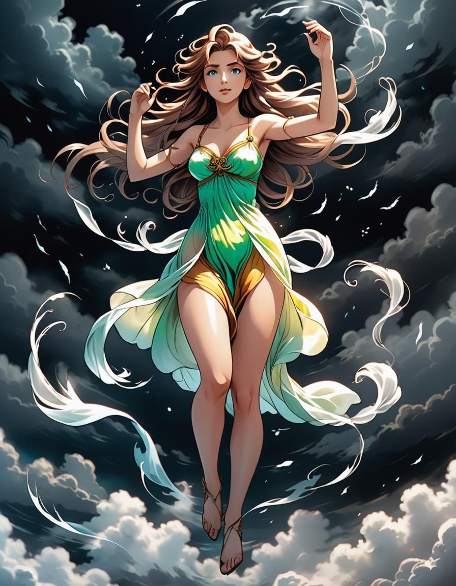 Aeris, Goddess of Wind and Freedom - Mistress of Open Horizo...
