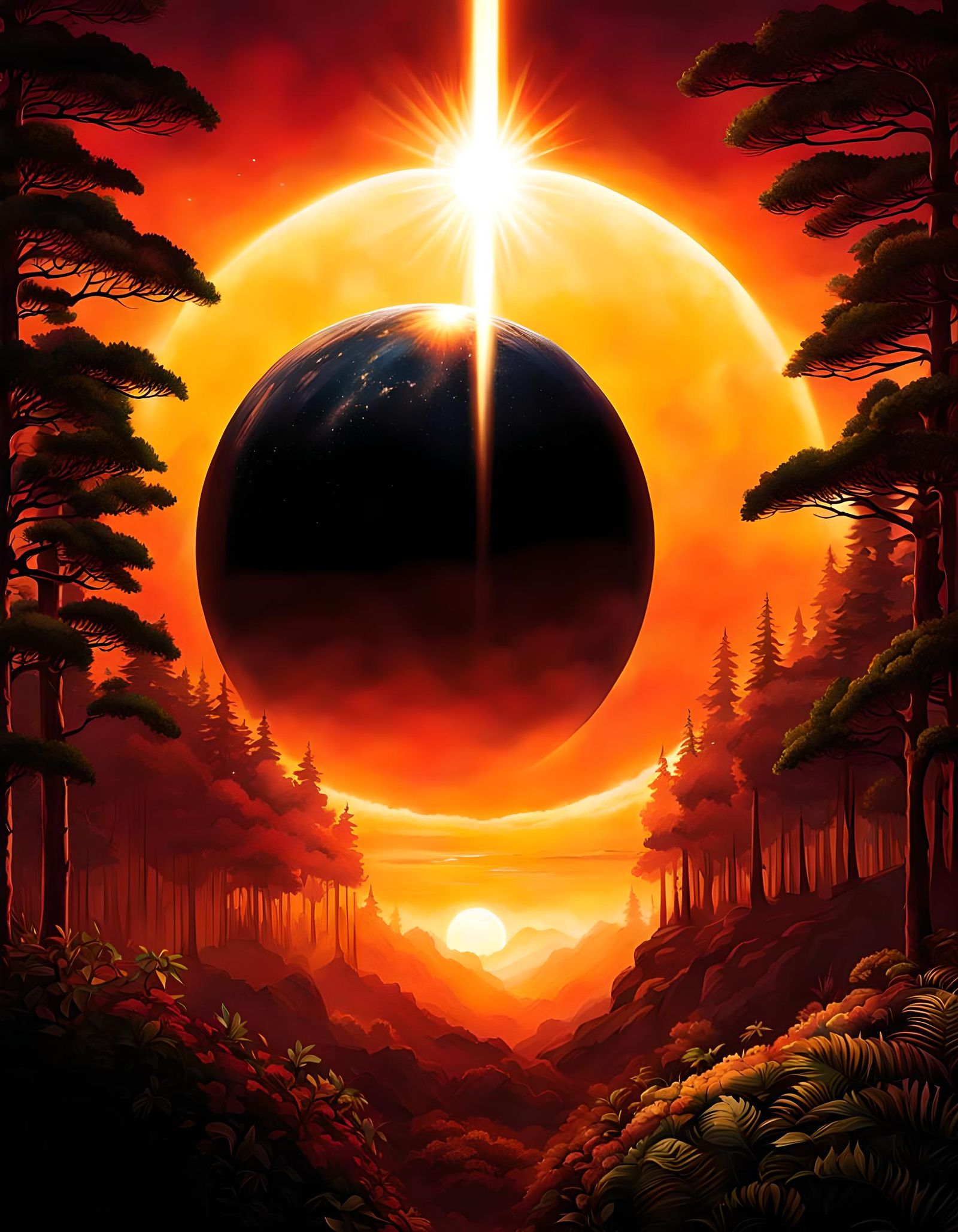 Dreamy Sunrise: Fading into Fantasy