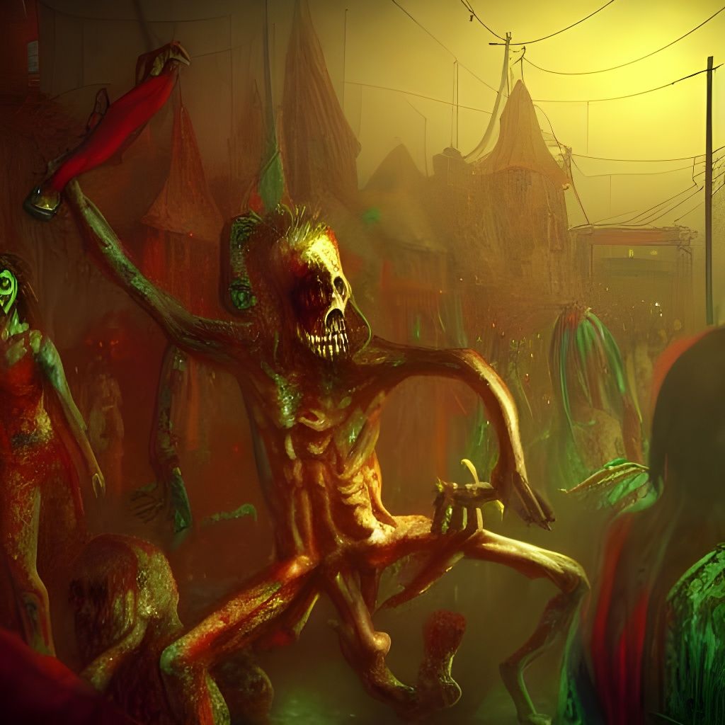 Zombie Horror in Freaky Carnival Style