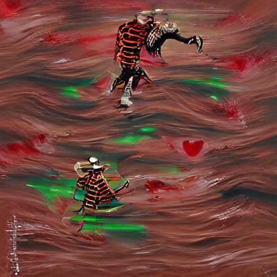 Freddy Krueger and Jason Voorhees Waltzing