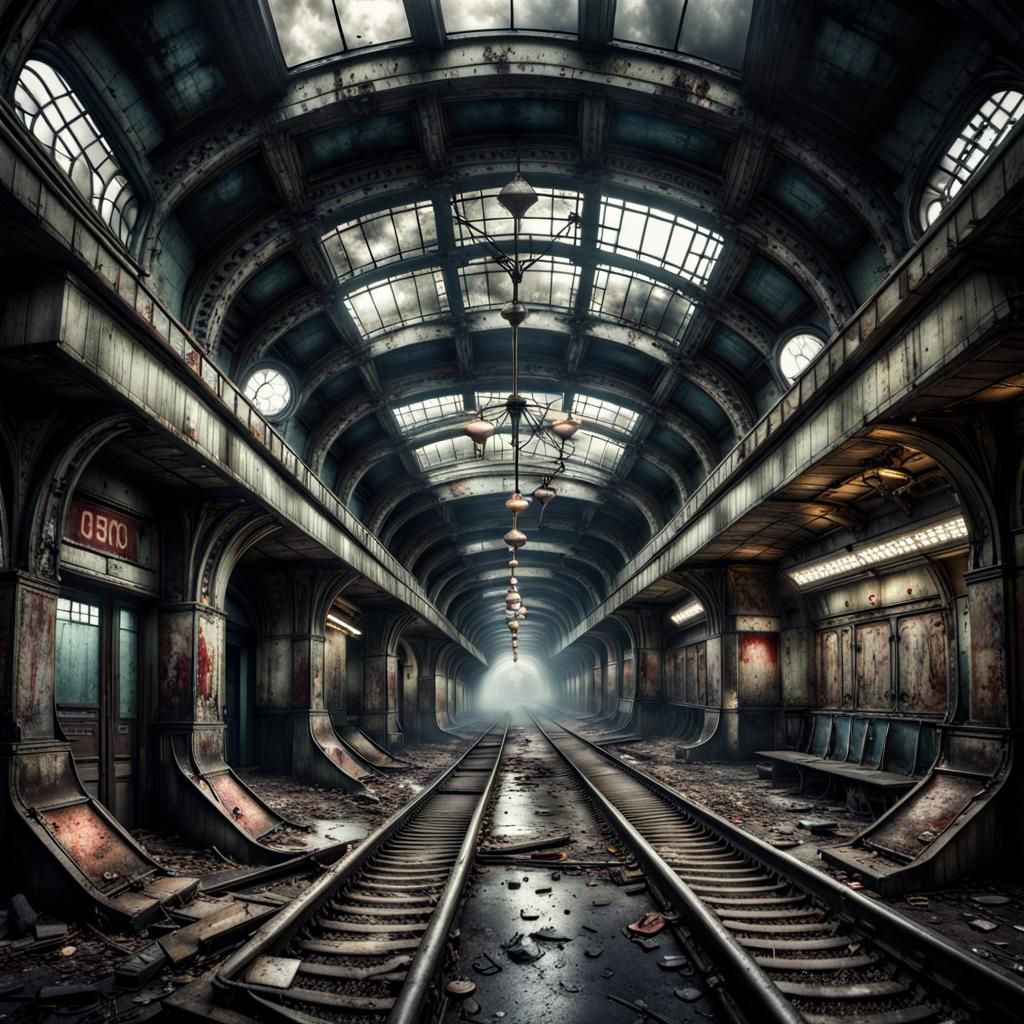 Abandoned metro station