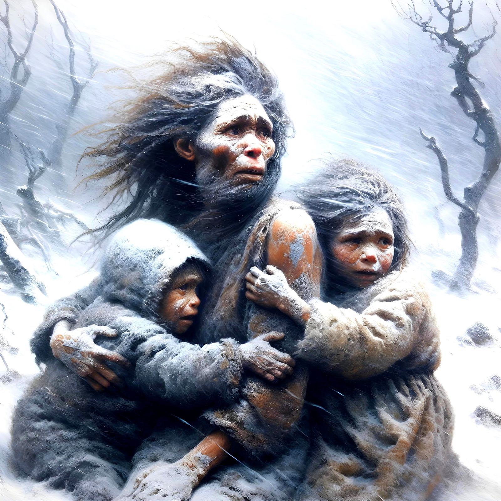 Neanderthal Snow Storm