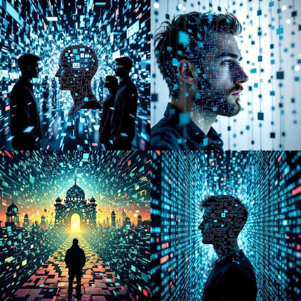 Coded Reality: Mind Insertion into a Simulated Landscape