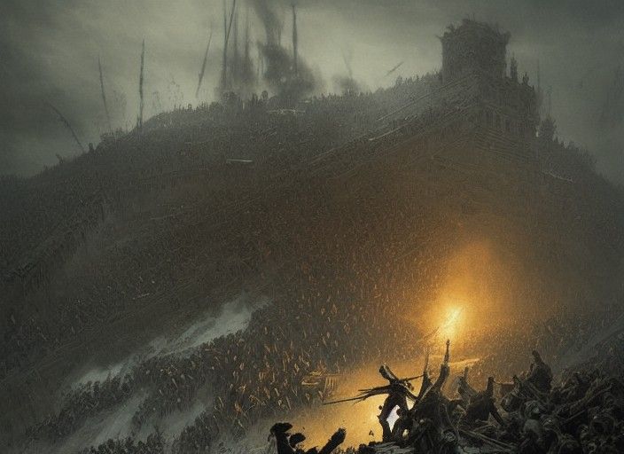 Sinister Battle of Stalingrad in Horror Style