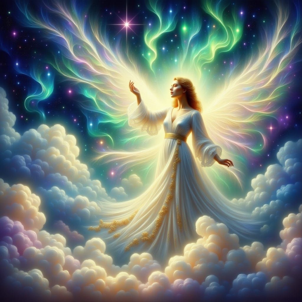 Archangel Raphael Creates the Northern Lights