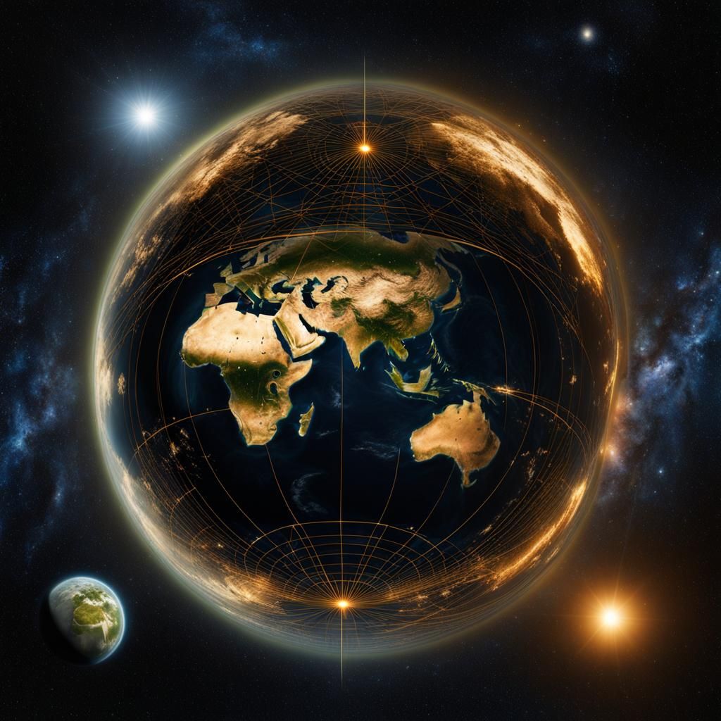 Earth Vortexes and Magnetic Transference: Digital Matte Pain...