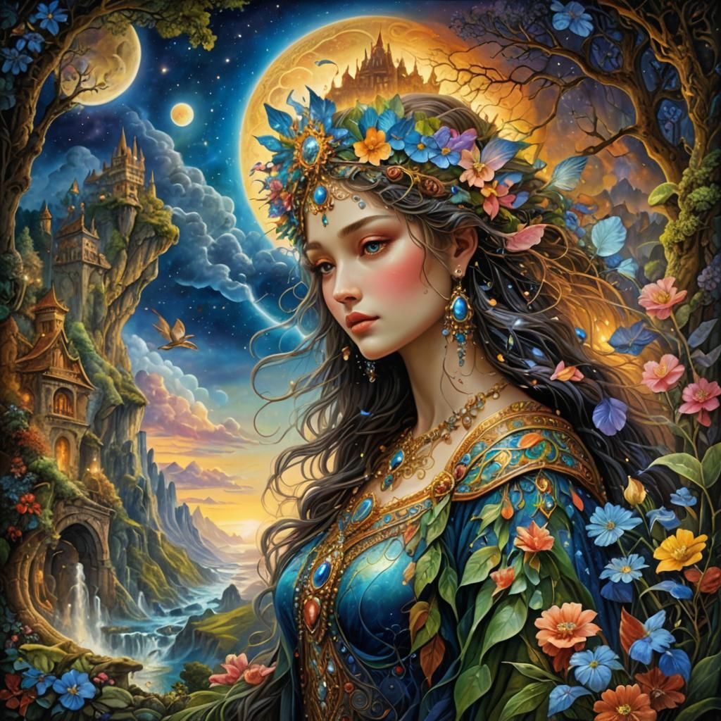 Epic Maximalist Digital Painting: Detailed and Atmospheric