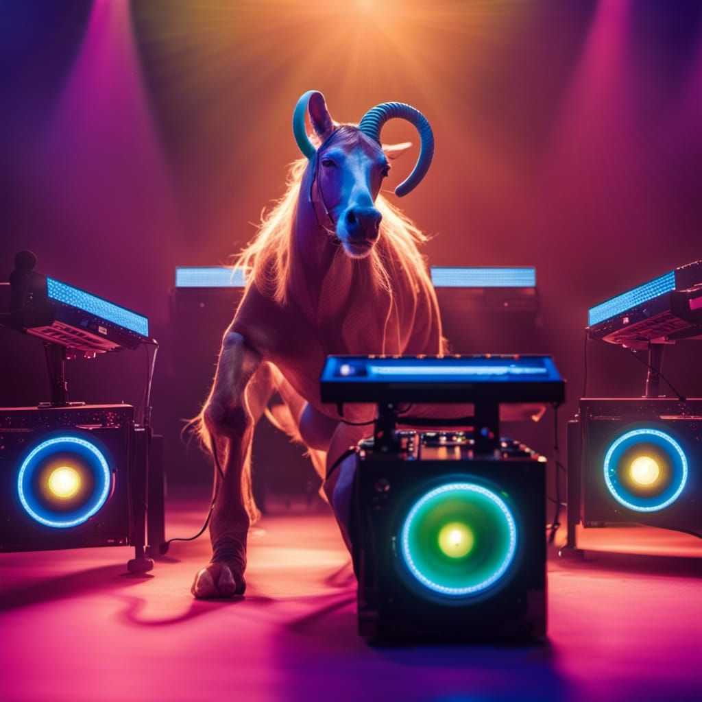 The DJ at the Rave is a Horse