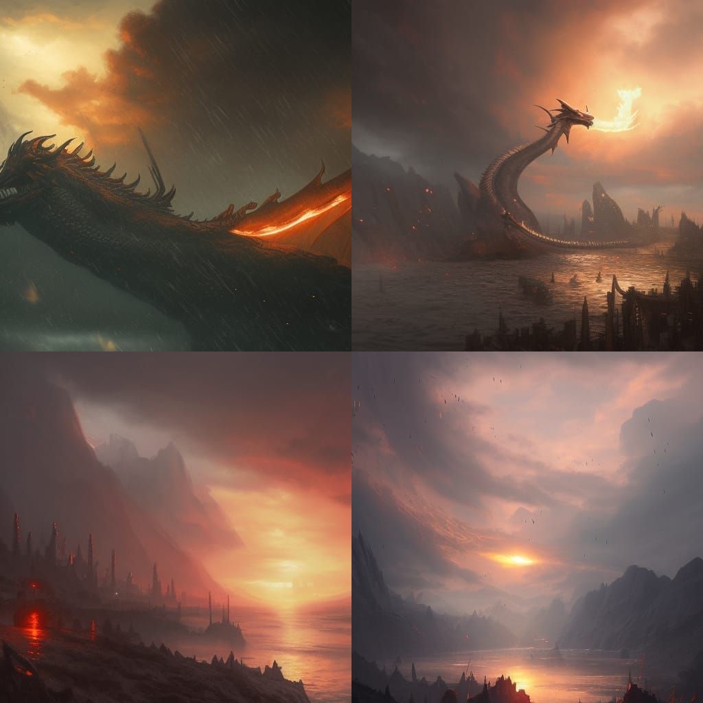Dragon's Fiery Breath at World's End