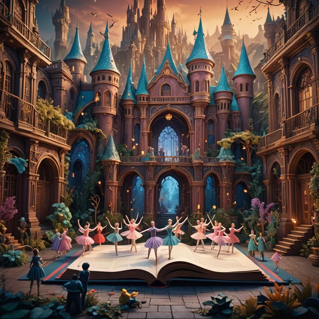 Fantastical Pop-Up Ballet Show in a Book